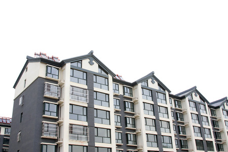 Grey high-rise buildingのeditorial素材