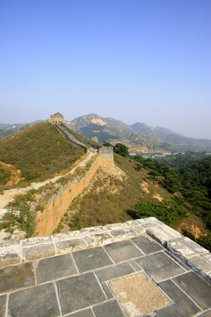 The Great Wall scenery, Chinaの写真素材