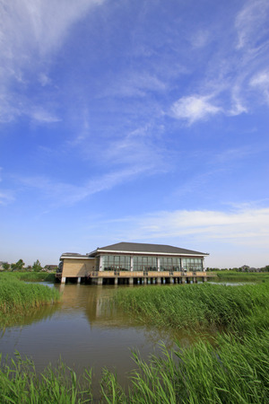 Hebei caofeidian golf villa scenery, Chinaのeditorial素材