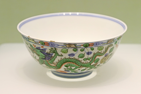 Chinese ancient ceramic wareのeditorial素材