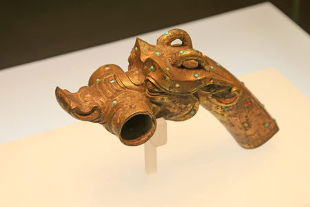 Chinese ancient copper partsのeditorial素材