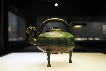 Chinese ancient bronze craftsのeditorial素材
