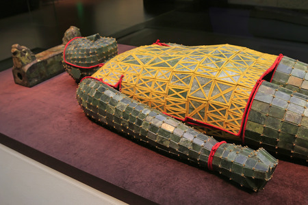 Burial clothes of ancient Chinese emperorsのeditorial素材