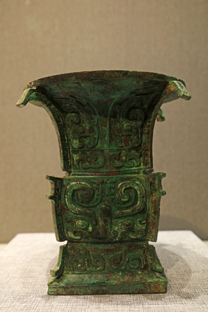 Chinese ancient bronze craftsのeditorial素材