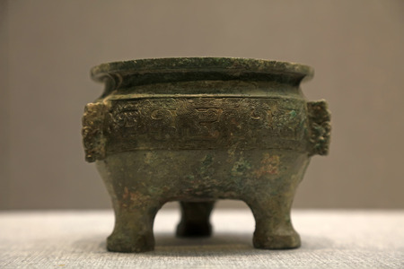 Chinese ancient bronze craftsのeditorial素材