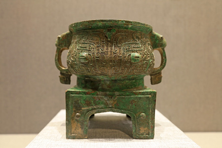 Chinese ancient bronze craftsのeditorial素材