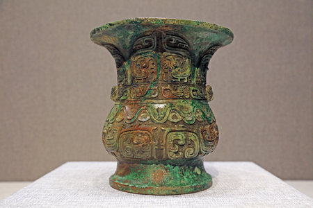Chinese ancient bronze craftsのeditorial素材