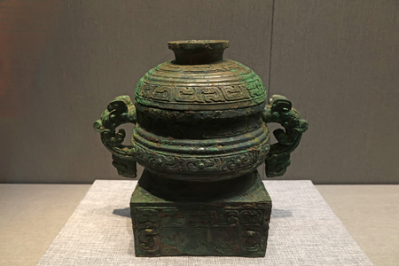 Chinese ancient bronze craftsのeditorial素材