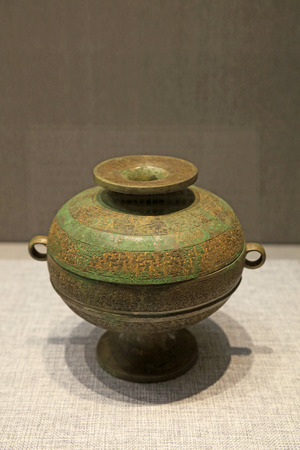 Chinese ancient bronze craftsのeditorial素材