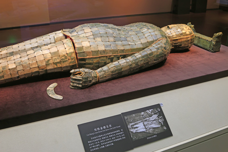 Burial clothes of ancient Chinese emperorsのeditorial素材
