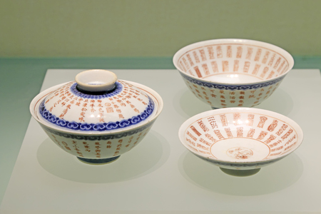 Chinese ancient ceramic wareのeditorial素材