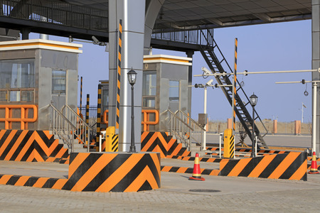 Highway toll station