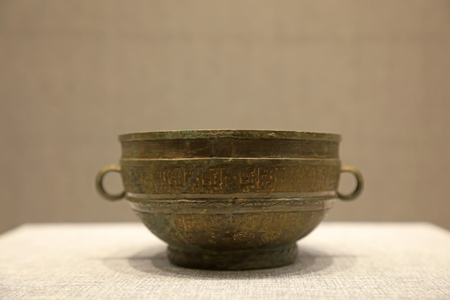 Chinese ancient bronze craftsのeditorial素材