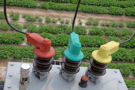 Power equipment at outdoors