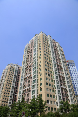 Beijing - May 8, 2016: Hongyuan apartment B, Beijing, Chinaのeditorial素材