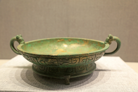 Chinese ancient bronze craftsのeditorial素材