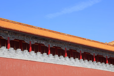 watchtower scenery in the Imperial Palace, Beijing, China