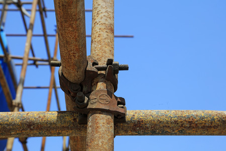 Steel pipe scaffold