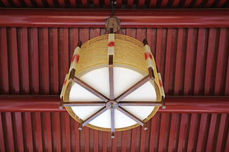 Antique lampshade closeupのeditorial素材