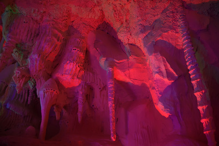 Geological Park stalactites, Chinaの写真素材