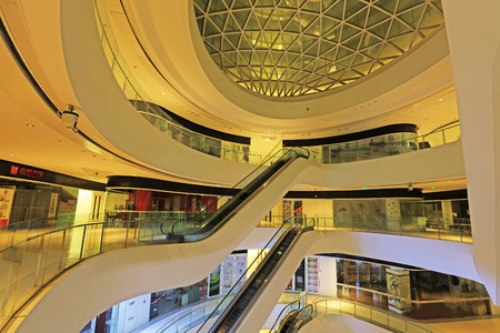 Beijing - February 1, 2017: the internal structure of galaxy SOHO, Beijing, Chinaのeditorial素材