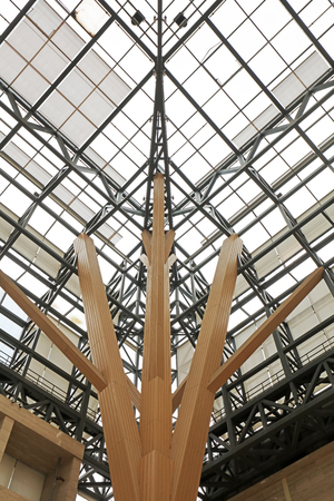 Dome building landscape in a hall, Chinaのeditorial素材