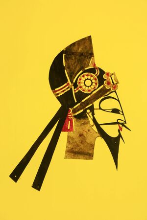 Chinese shadow puppetの写真素材