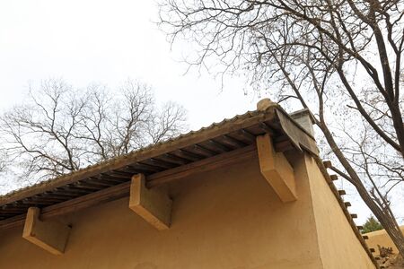 adobe house roof