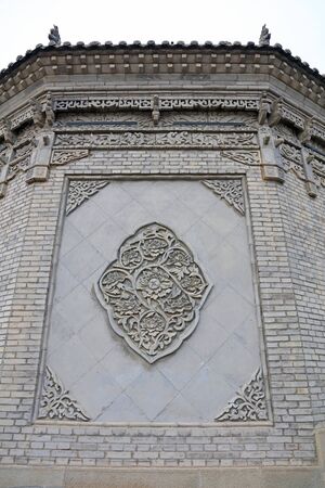 Chinese Traditional Brick Carving Artの写真素材
