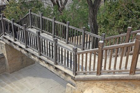 Wooden trestle in the park