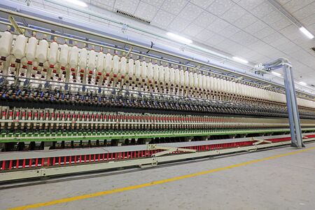 Spinning machinery equipmentのeditorial素材