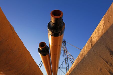 Petroleum transmission pipelineの写真素材