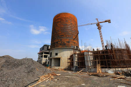 Unfinished Industrial Buildings, North China
