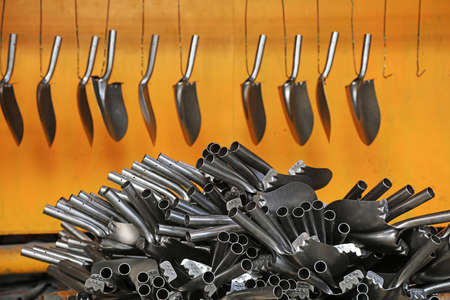 Spade products are on the production line, in a factory, China