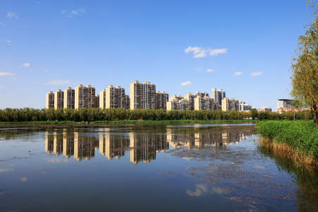 Water Park Natural Scenery, Luannan County, Hebei Province, Chinaの写真素材
