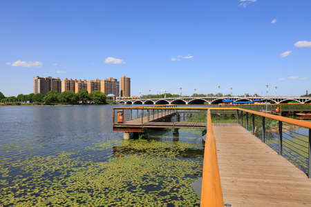 Water Park Natural Scenery, Luannan County, Hebei Province, Chinaのeditorial素材