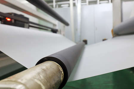 Glass intermediate film production line, in a factory