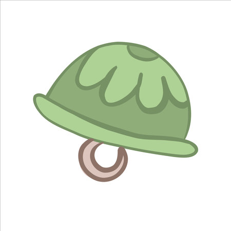 Button for sewing. Fashion designer tool. Vector illustrationのイラスト素材