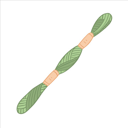 Color vector illustration. Threads for embroidery flossのイラスト素材