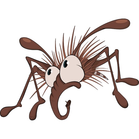 Small spider.Cartoon のイラスト素材