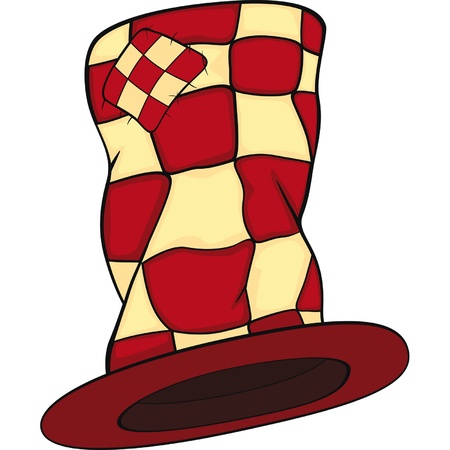 Magic hat. Cartoonのイラスト素材