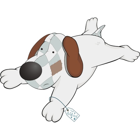 Toy dog. Cartoonのイラスト素材