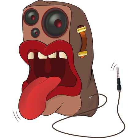 Loudspeakerのイラスト素材