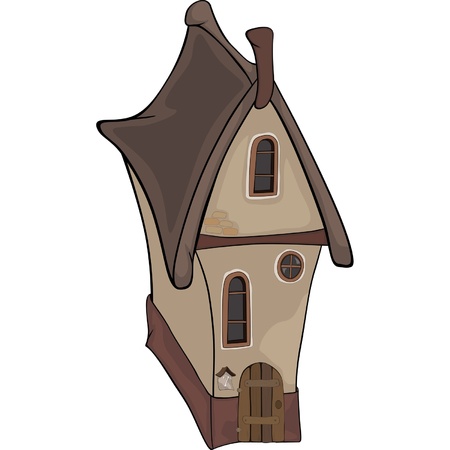 The old house from a fairy tale  Cartoonのイラスト素材