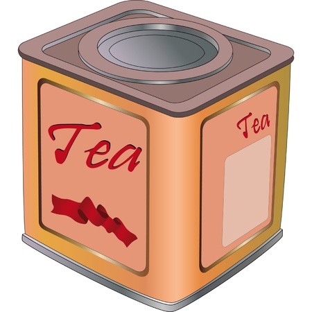 Box for tea のイラスト素材