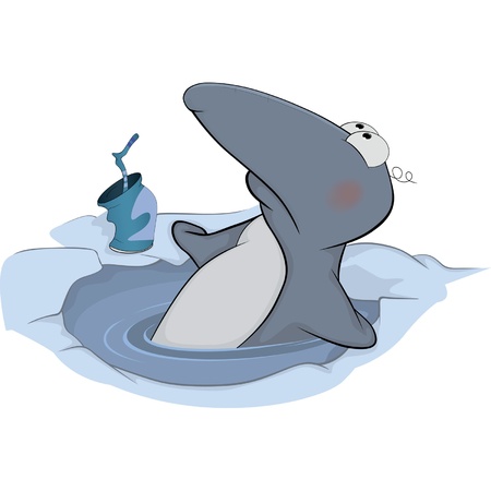 Penguin cartoonのイラスト素材