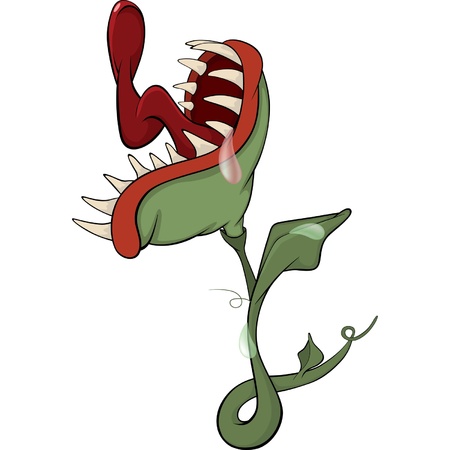 Carnivorous plantのイラスト素材