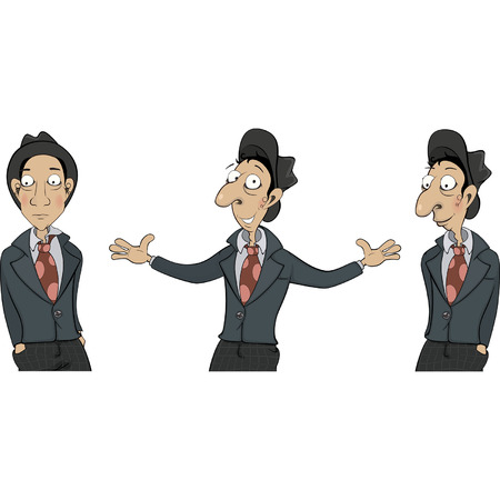 set of peopleのイラスト素材