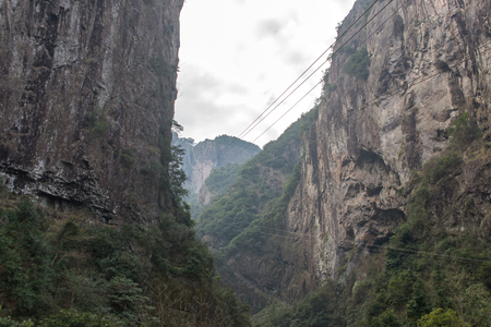 Mountain cable carの写真素材