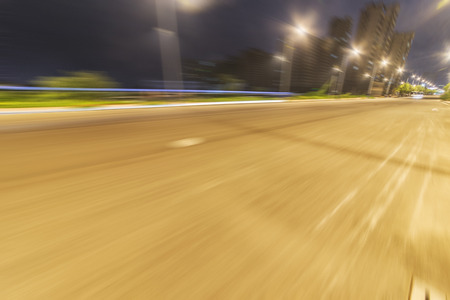 Night city roadの写真素材